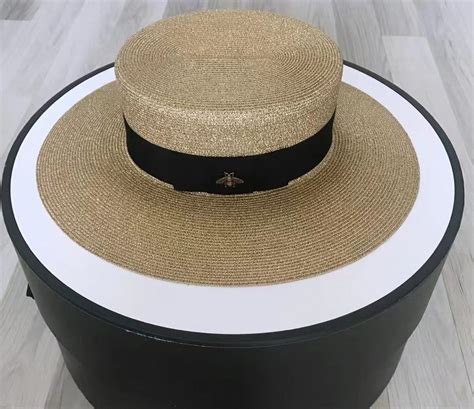 gucci brimless hat|Gucci sun hat straw.